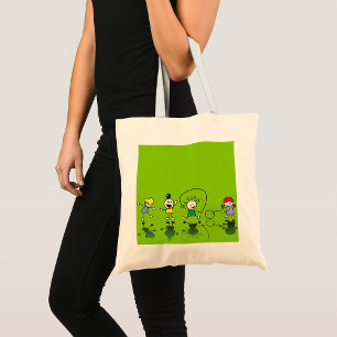 Children Playing Tote Bag