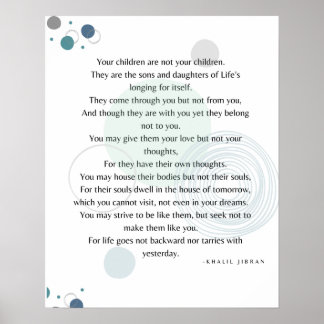 Children Poem Poster