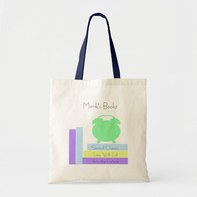 Children’s Books and Alarm Clock Tote Bag (Front)