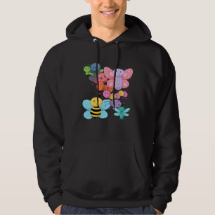 Children s Creepy Crawly Eight Bugs Hoodie