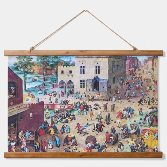 Children’s Games, Pieter Bruegel Hanging Tapestry (Front)