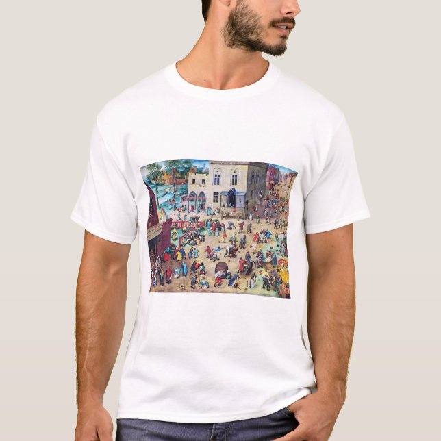 Children’s Games, Pieter Bruegel T-Shirt (Front)