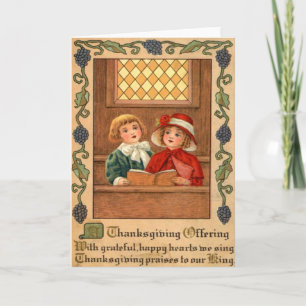 Children Singing Holiday Card