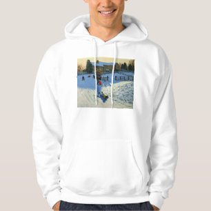 Children Sledging Monyash Derbyshire Hoodie