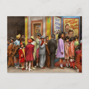 Children - The Sunday Matinee 1941 Postcard