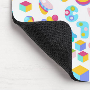 Children Toy Pattern With Teddy Bear Mouse Mat