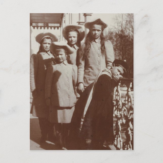 Children Tsar of Russia, Romanov, OTMA, Alexis Postcard (Front)