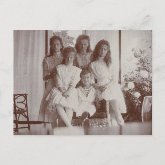 Children Tsar of Russia, Romanov, OTMA, Alexis Postcard (Front)
