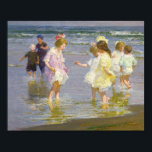 Children Wading by Edward Henry Potthast Poster<br><div class="desc">Children Wading by Edward Henry Potthast</div>