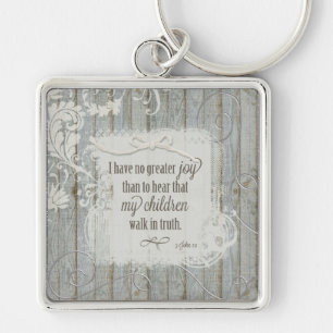 Children Walk in Truth - 3 John 1:4 Key Ring