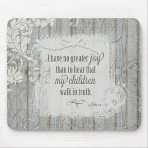 Children Walk in Truth - 3 John 1:4 Mouse Mat