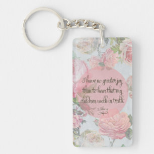Children Walk in Truth Key Ring
