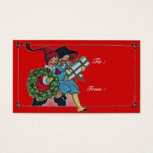 CHILDREN WITH CHRISTMAS GIFTS