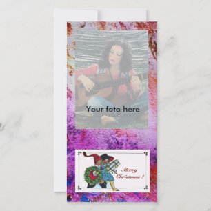 CHILDREN WITH CHRISTMAS GIFTS HOLIDAY CARD