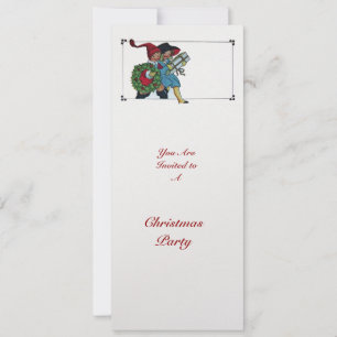 CHILDREN WITH CHRISTMAS GIFTS -ice Invitation