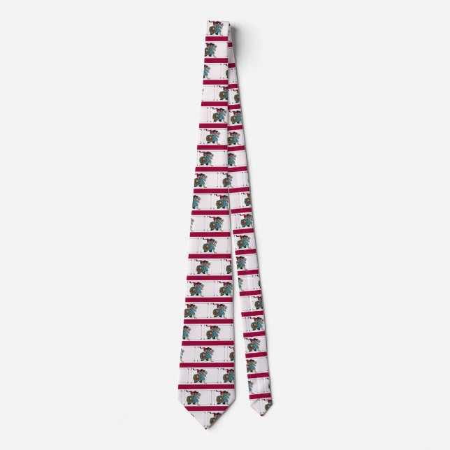 CHILDREN WITH CHRISTMAS GIFTS TIE (Front)