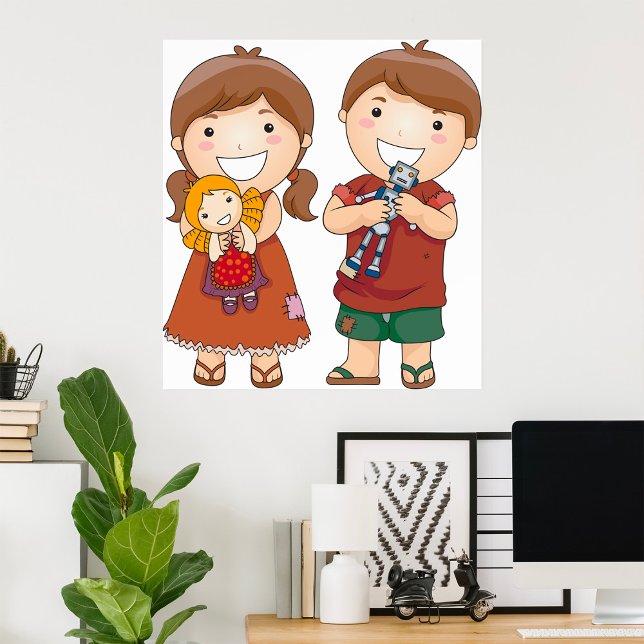 Children With Toys Poster (Creator Uploaded)