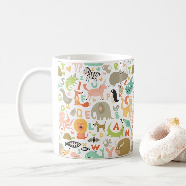 Children's Alphabet Mug (With Donut)