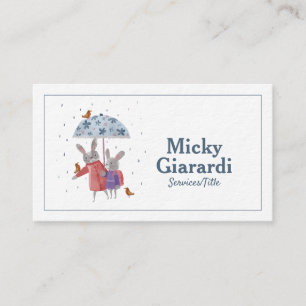 Children's Art Caretaker, Nanny, Tutor Business Card
