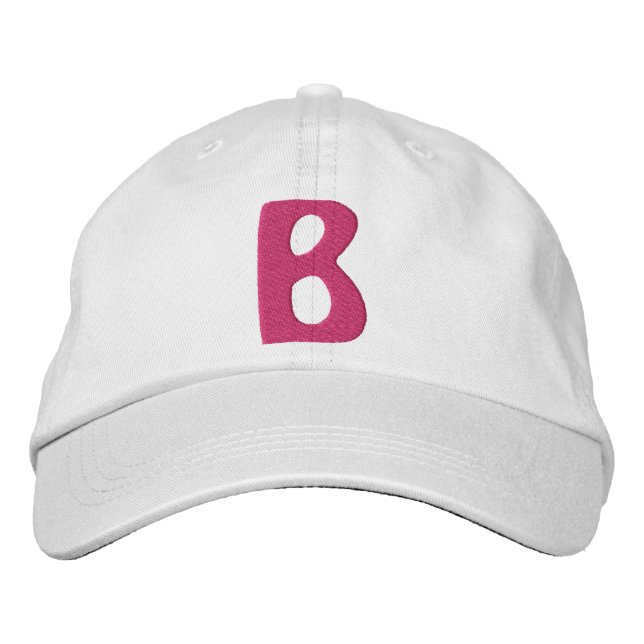 Childrens "B" Embroidered Hat (Front)