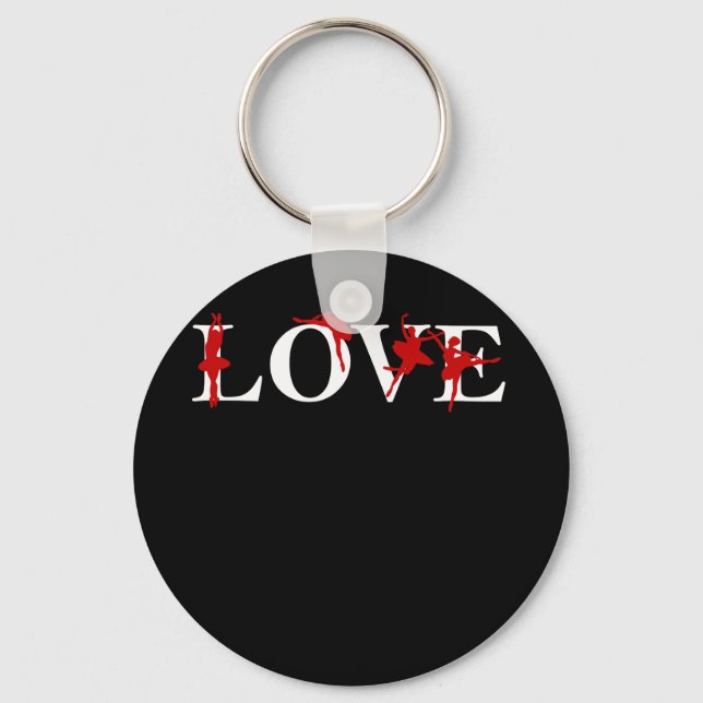 CHILDREN'S BALLET LOVE KEY RING (Front)