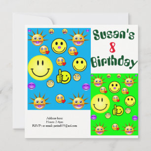 childrens birthday invitation cards
