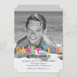 Children's Birthday Invitation (photo)