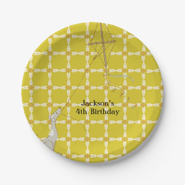 Children's Birthday Party Plates (Front)