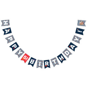 Children's birthday party with sea animal bunting