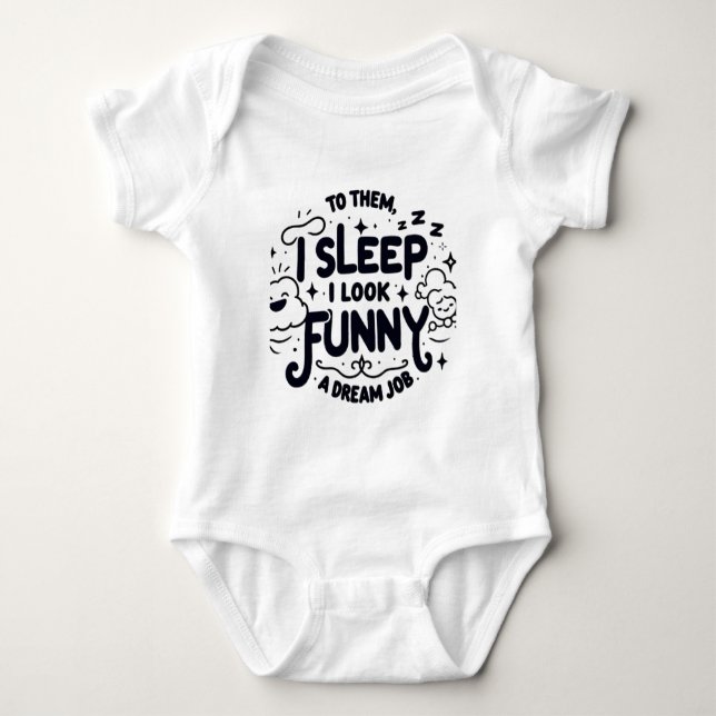 Children's bodysuit with a funny inscription (Front)