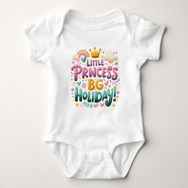Children's bodysuit with a funny inscription (Front)