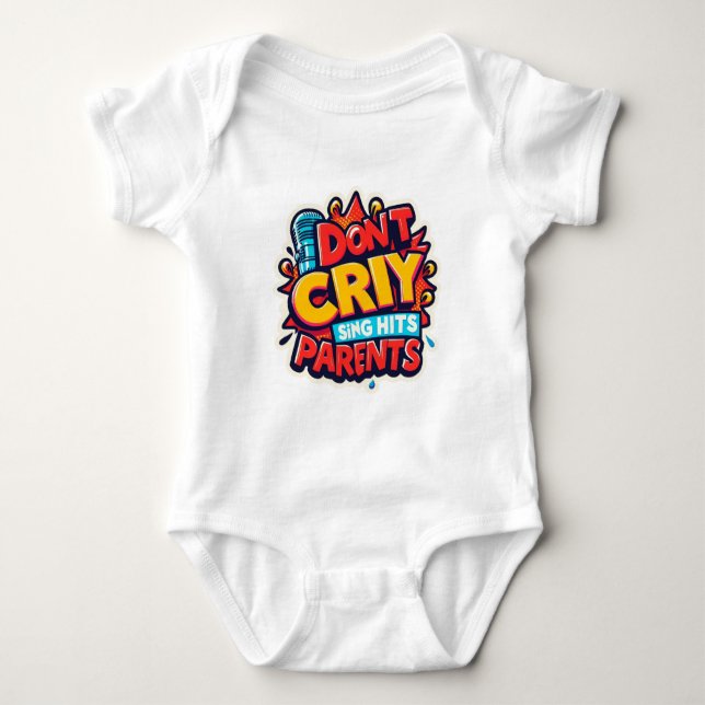 Children's bodysuit with a funny inscription (Front)