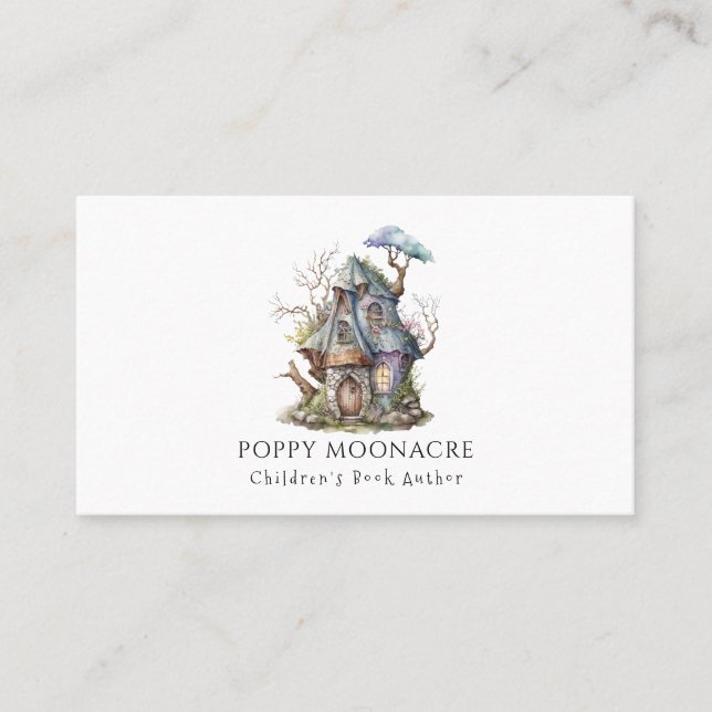 Children's Book Author Business Card (Front)