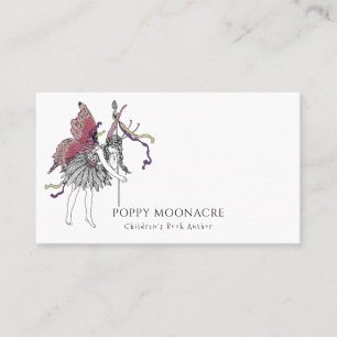 Children's Book Author Fairy Business Card