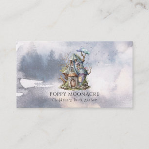 Children's Book Author Fairy Forest Business Card