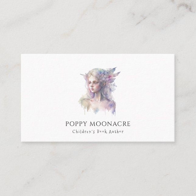 Children's Book Author Fairytale Business Card (Front)