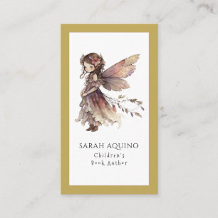 Children's Book Author Writer Fairy Business Card