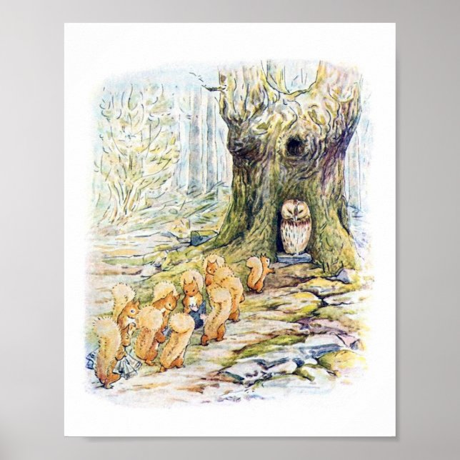Children's Book Illustration Poster (Front)
