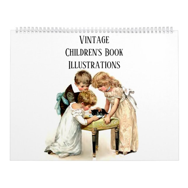 Children's Book Illustrations - Nursery Decor Calendar (Cover)
