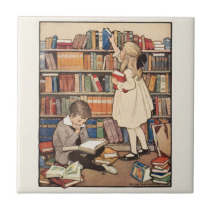 Children's Book Week by Jessie Willcox Smith Tile