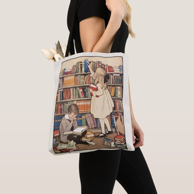 Children's Book Week by Jessie Willcox Smith Tote Bag (Close Up)