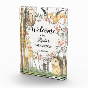 Children's books about forest and forest plants in photo block