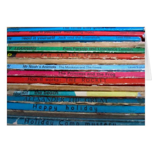 Childrens Books Card (Front Horizontal)