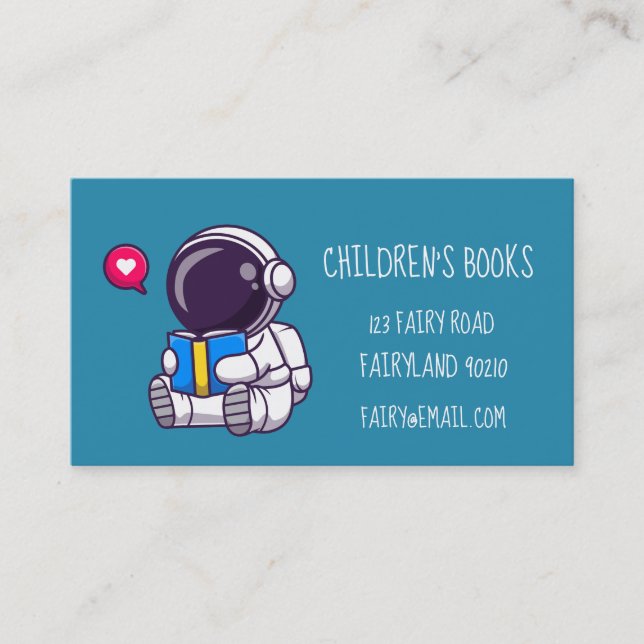 Children's books Children's bookshop and toys Busi Business Card (Front)