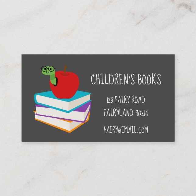 Children's books Children's bookshop and toys Business Card (Front)