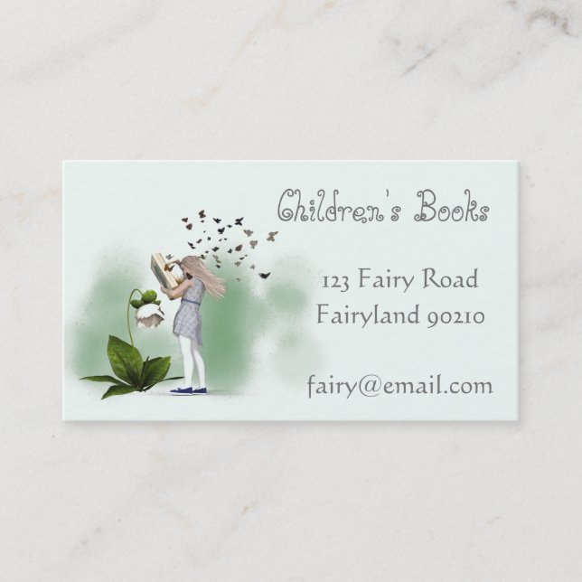 Children's books Children's bookshop and toys Business Card (Front)