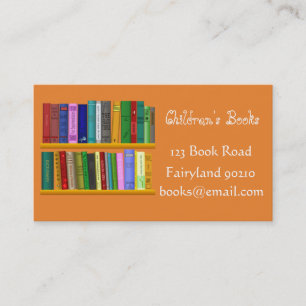 Children's books Children's bookshop Business Card