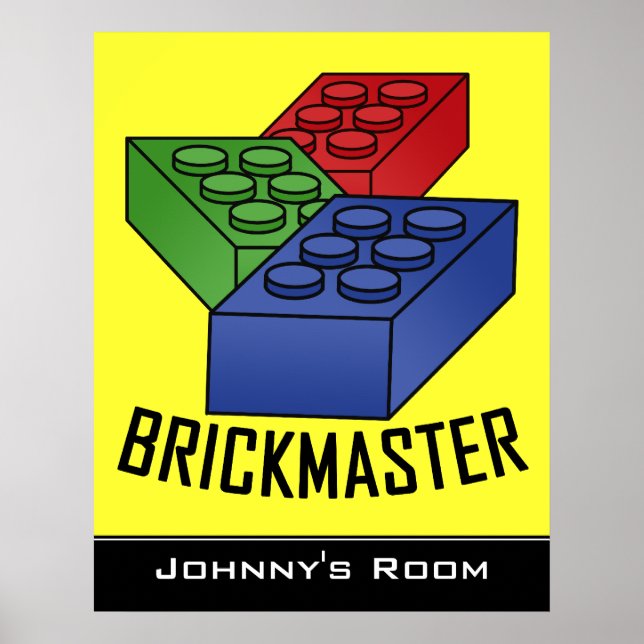 Children's Building blocks Poster (Front)