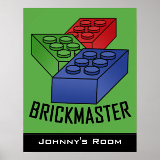 Children's Building blocks Poster