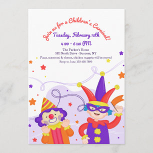 Children's Carnival Invitation